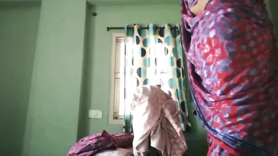 Padmavathi Mannem Removing Saree Part 2 Telugu