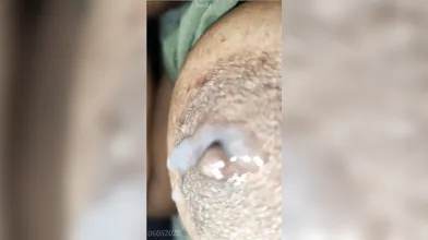 Tamil Wife boobs own cum licking