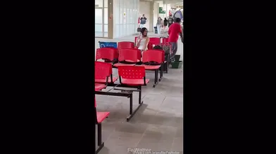 Wife Teasing Janitor