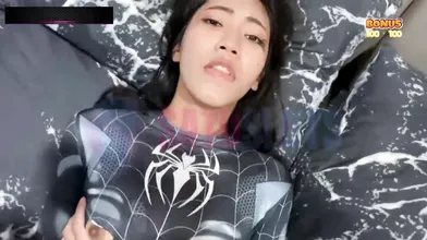 Bokep Indo - Spidergirl Toket Besar Nggak Bisa Menahan Sisi Sangenya