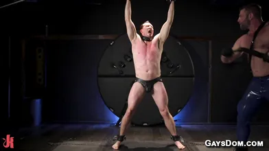 Colby Jansen teaches stud Pierce Paris a brutal punishment and anal sex lesson
