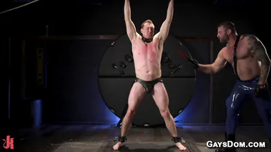 Colby Jansen teaches stud Pierce Paris a brutal punishment and anal sex lesson
