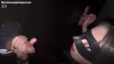 Cuckold Fucks Wife At Gloryhole - Raissa Conte