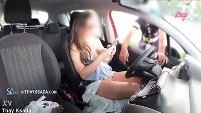 Stranger Groping Wife Ask For Directions.