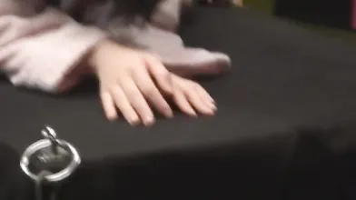 Japanese Asian mama being fingered by her husband
