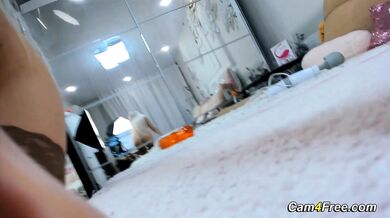 Hot Blonde Plays with Her Extra Long Toy