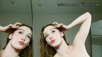 Lewd amateur brunette teen meg davis webcam masturbation