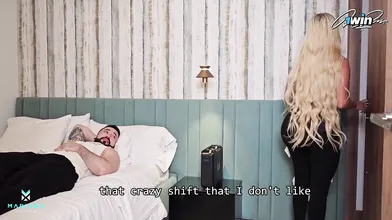 Milk-sucking Colombiana Mariana Martix and cuckold neighbor Pamela Xpice in the