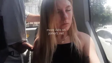 Rubbing Bare Dick On Scared Girl Shoulder