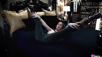 Small titted babe gives awesome blowjob