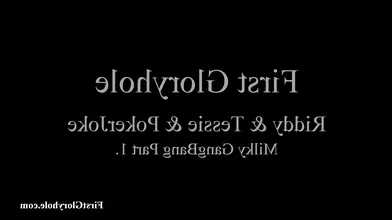 Riddy, Tessie, Pokerjoke, FirstGH, Gangbang Bukkake Part1