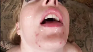 Haley Scott - Cum Dumpster Eats Sperm