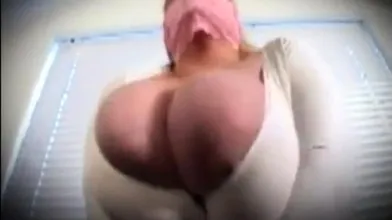 Big-Breasted Grandma Gets Felt Up