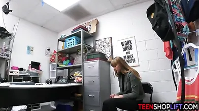 Big boobs teen shop employee busted