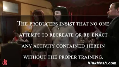 Slave Orgy at Big Brunch Bianca Stone Fucking and Sucking and Fisting on Table