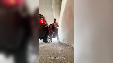 CAUGHT GETTING CRACKED- Horny GF couldn’t wait to get