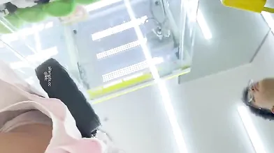 Amateur upskirt riding