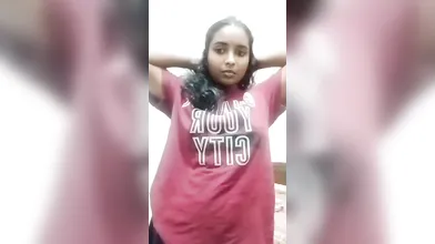 Gouthami reddy manthena removing t shirt and white bra showing nude milky boobs