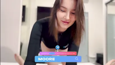 Olivia Moore, 18 yr old cowgirl, gives messy oral job and receives spunk in mout