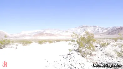 Jack Hunter Desert Bondage Edging Ruins With Tony Orlando and Sebastian Keys Outdoors