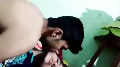 Girlfriend boyfriend enjoying in bed