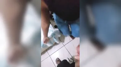 Morena Tomando Porra Do Dotado