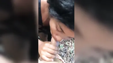 Morena Tomando Porra No Mato