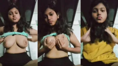 Mallu Cute Clg Hostel Girl Boobs Showing For Her Boyfriend