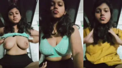 Mallu Cute Clg Hostel Girl Boobs Showing For Her Boyfriend