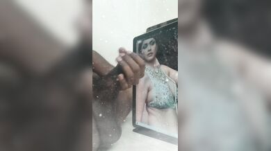 Mrunal thakur cock tribute