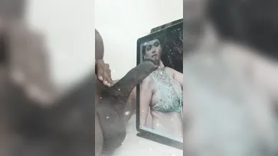 Mrunal thakur cock tribute