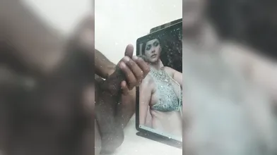 Mrunal thakur cock tribute