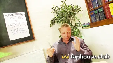 Naughty Librarian Fucks Petite Lady's Tight Pussy Really Hard