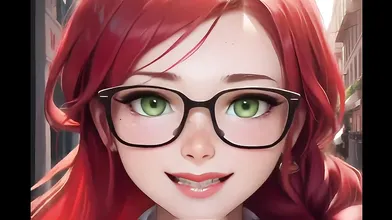 Redhead Teen AI Girl Fucked And Ended With Bukkake