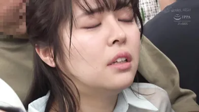 A Girl In A Sheer Shirt Can't Resist The Shame Of Her Big Tits Being Exposed Through Her Underwear On The Train 2 Sayu Nanahara