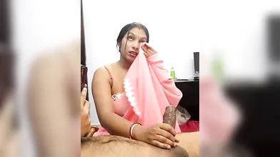Bengali Bhabhi Licking Chocolate From Boyfriend Dick And Blowjob