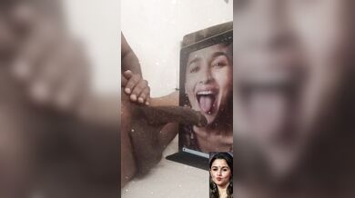 Alia bhatt cock tribute
