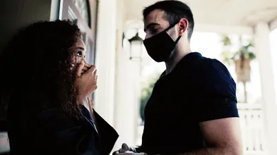 Ebony keeps quiet about her ill husband during the pandemic