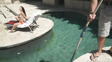 KATY ROSE Anal & A2M For The Pool Boy