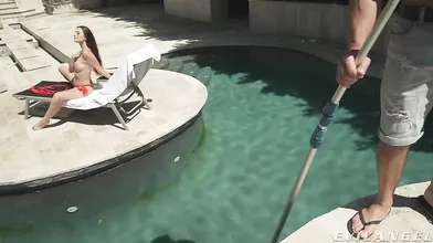 KATY ROSE Anal & A2M For The Pool Boy