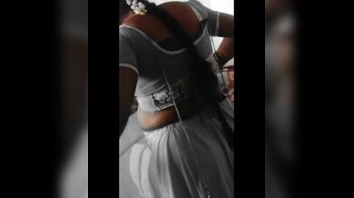Friend wife saree change