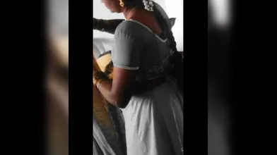 Friend wife saree change