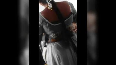 Friend wife saree change