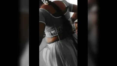 Friend wife saree change