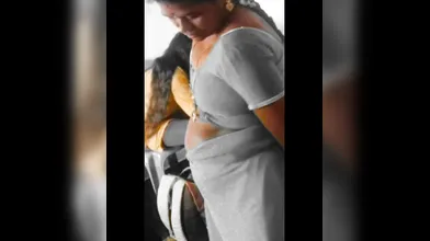 Friend wife saree change