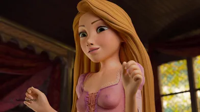 Rapunzel Footjob
