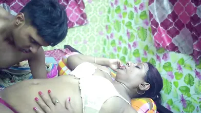 Mallu mom enjoying his son