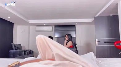 While my mate is having sex, I take off her CONDOM - XXX!