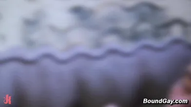 Leather Dom Fucks and Punishes Bound Boy