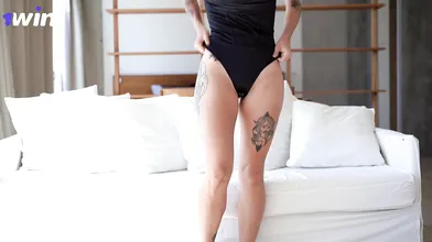 Spicy lingerie try-on haul by Latin nymph with small knockers - outstanding hard